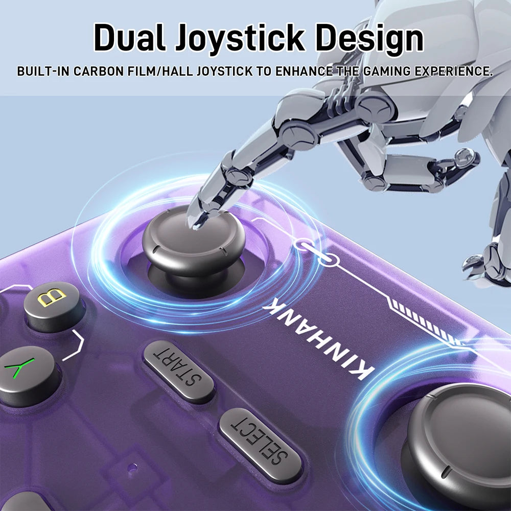 KINHANK K36 Retro Handheld Video Game Console 500nit 3.5 Inch IPS Screen 16000 Games Emulator for PS1/PSP/DC/N64/SS