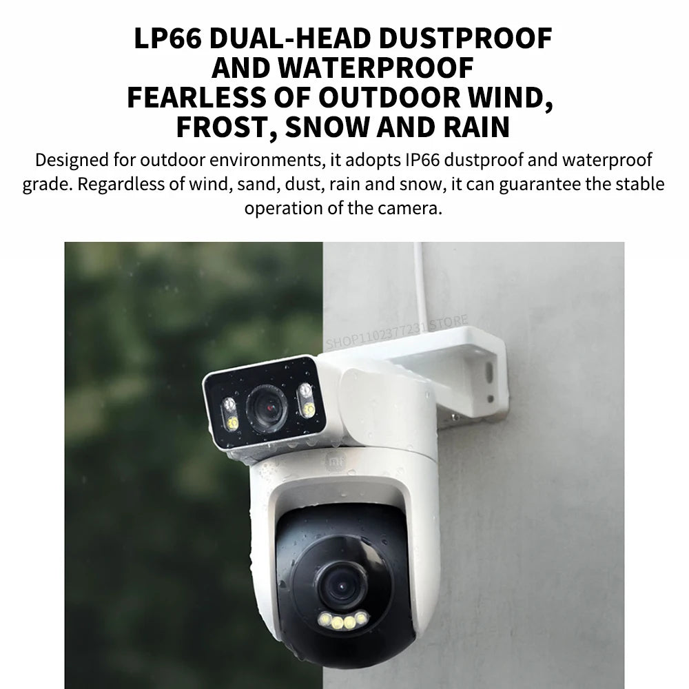 2025 NEW Xiaomi Outdoor CW500 Dual Camera Version IP66 Security Protection CCTV AI Detection Full-Color Night Vision Smart Home