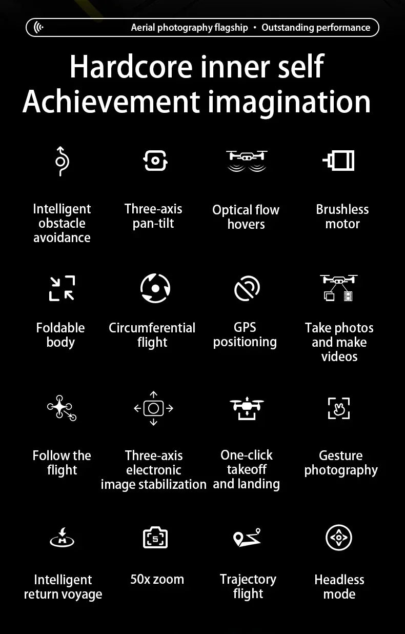 HOT-Professional 8K HD Dual Camera New L600-2 MAX GPS Drone 5KM 3-Axis Gimbal 360 Obstacle Avoidance Brushless Quadcopter Toy