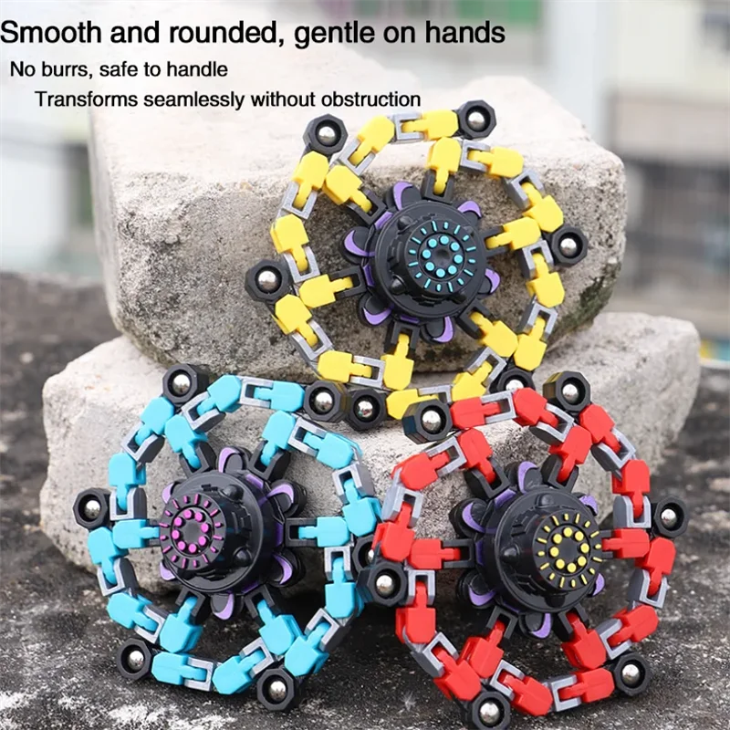 Deformed Fidget Spinner Chain Toys For Children Antistress Hand Spinner Vent Toys Adult Stress Relief Fidget Sensory Gyro Gift