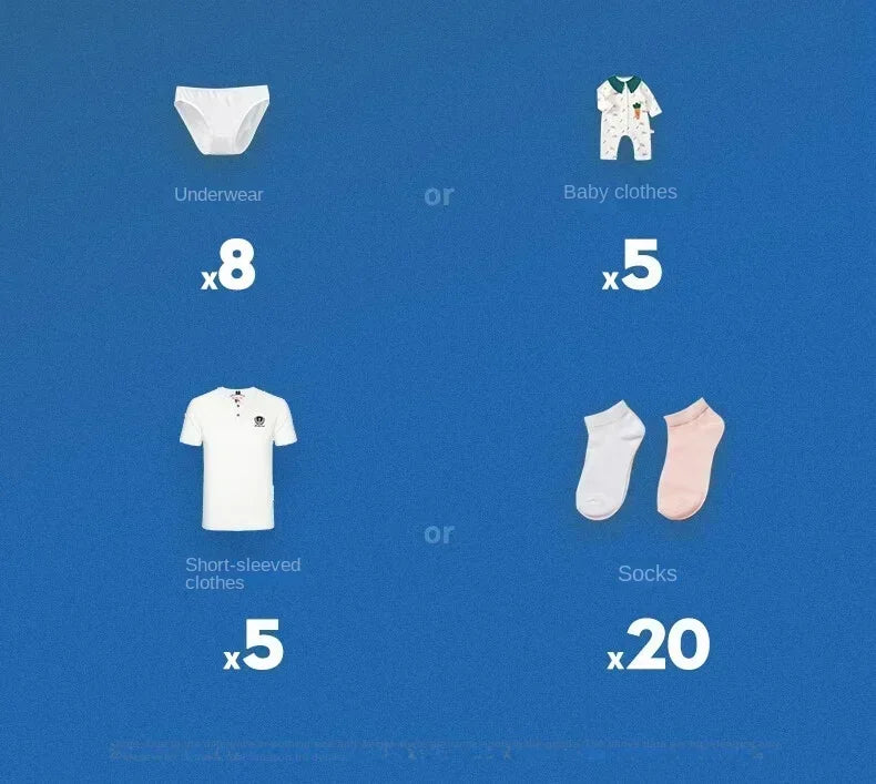 220V VCJ Single Tub  Washing Machine| Mini Laundry Washer for Baby and Child Clothes DW