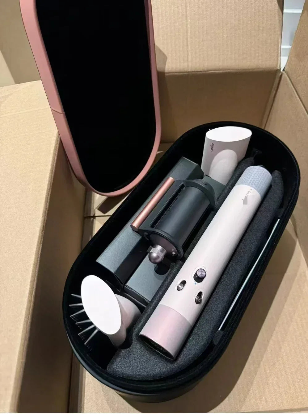 Curling Iron Wearing Hair Dryer Hot Comb Air Professional Curling Iron Hair Straightener Spazzola Capelli 다이슨 HS05 Cepillo