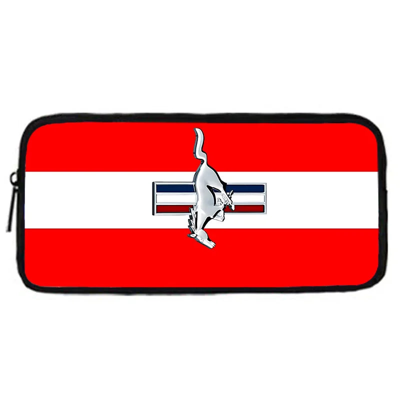 Child School Backpack with Fashion M-Mustangs car logo Lunch Bags ,Pencil Bags ,School Bags for Boys Girls Best Gift