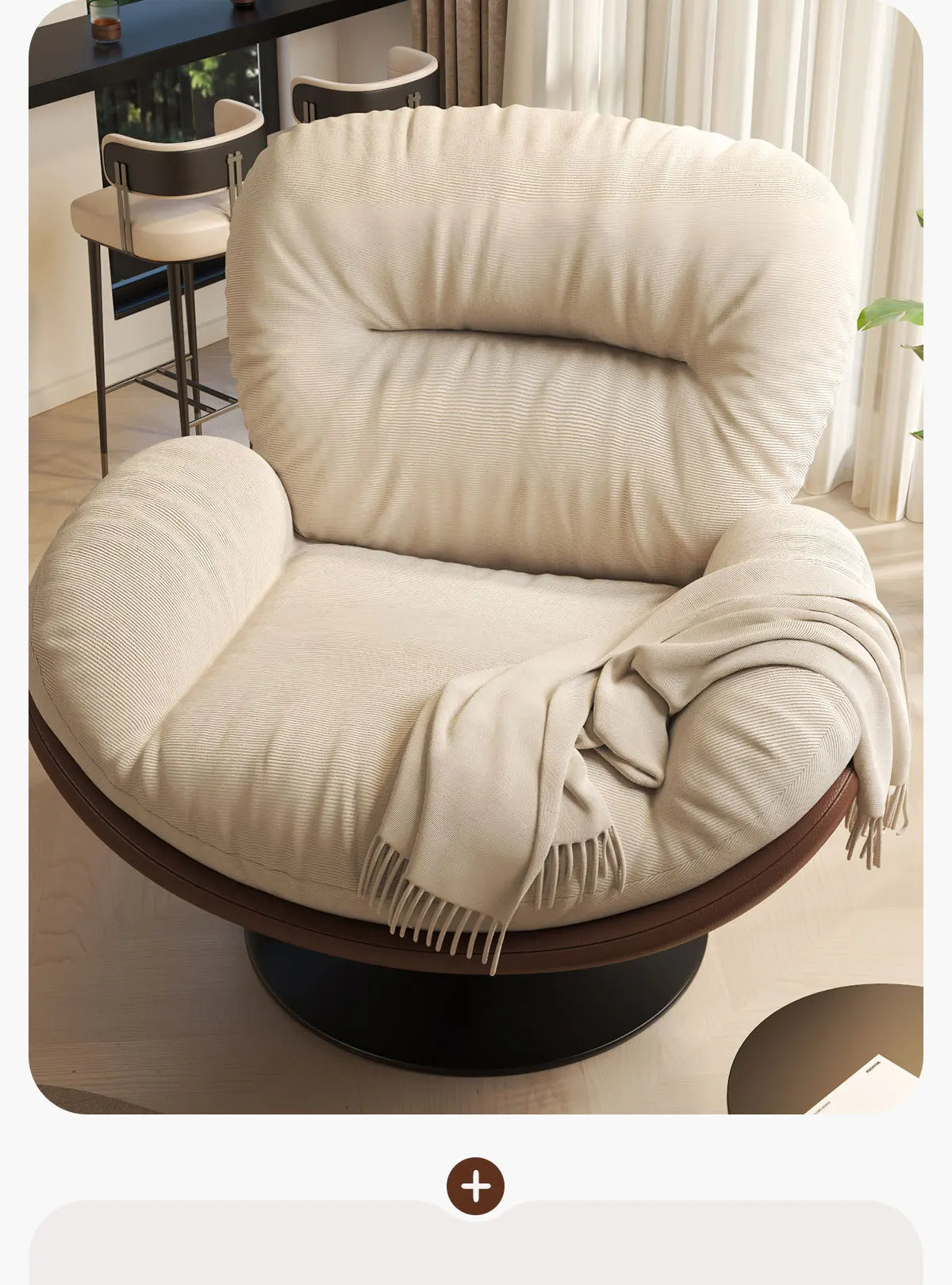 Modern Creative Sofa Chair rotatable balcony luxury comfortable designer chair elegant fashion krzesło designerskie furniture