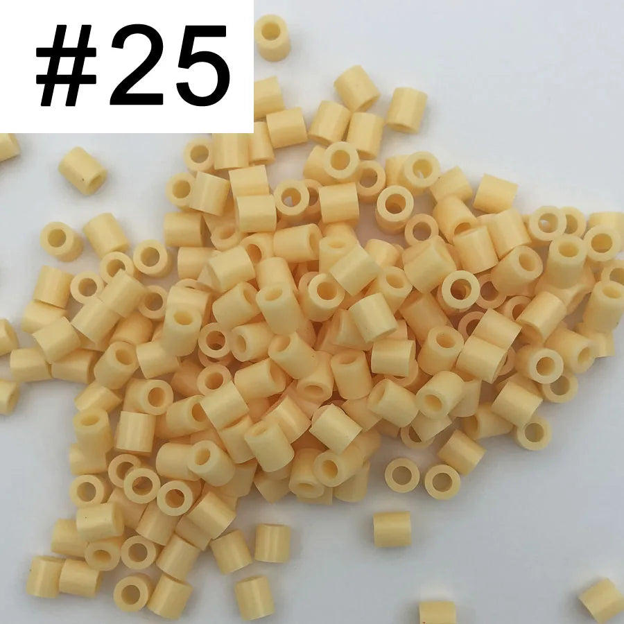 5mm 1000PCS  Black white gray blue green purple Hama Beads for Kids Iron Fuse Beads diy Puzzles Pixel Art Gift Children Toy