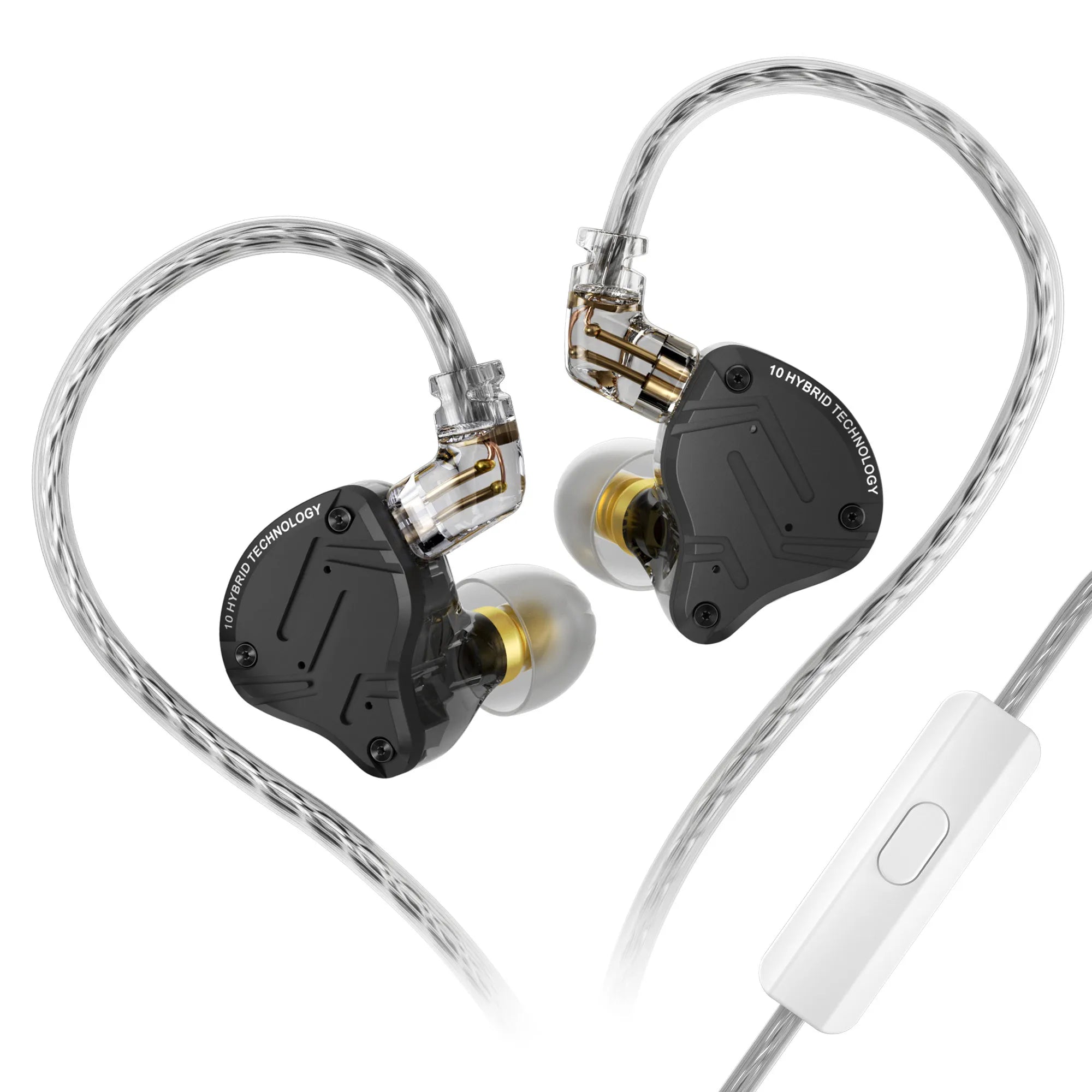 KZ Zs10 pro X Ring Iron Headphones In-ear HIFI High-quality fever-level interchangeable running.