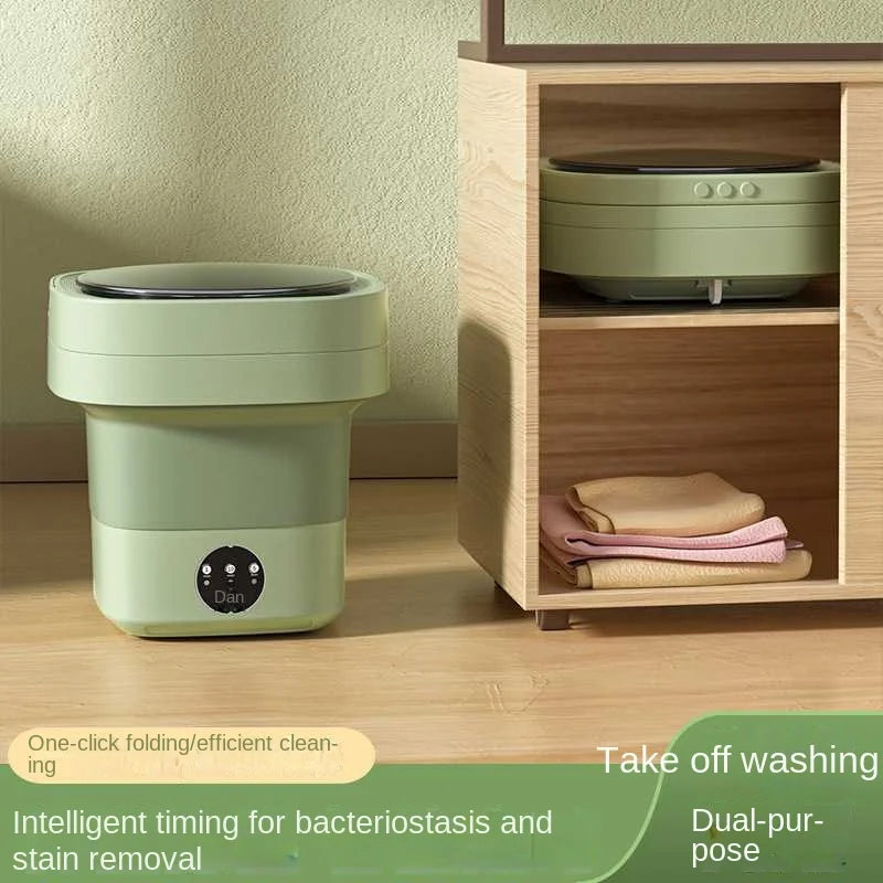 Foldable Mini Washing Machine Portable Mini Socks Underwear Panties Washing Machine Big Capacity 3 Models With Spinning Dry