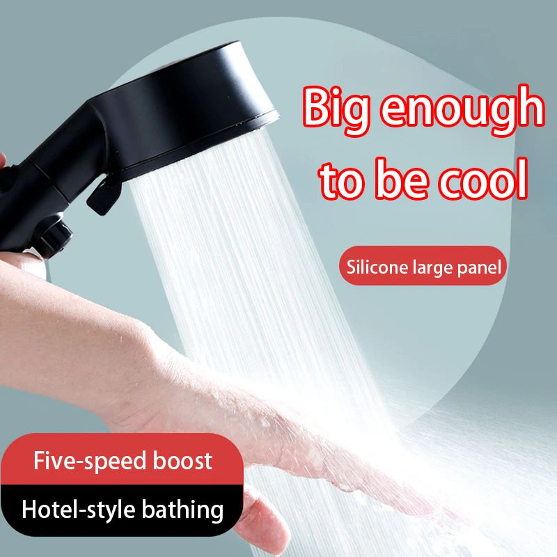 Xiaomi Water Temperature Digital Display Shower Head Turbo High pressure shower head  set household 5-Mode Bathroom Accessories