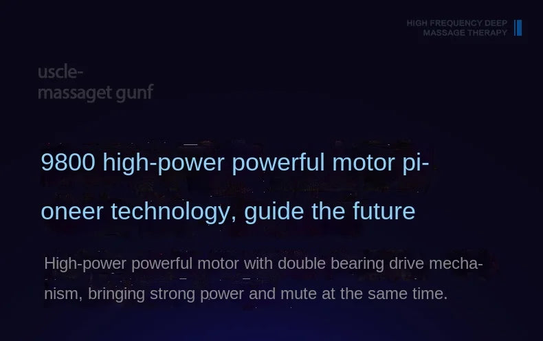 Massage Gun Deep High Frequency Muscle Massage Relaxation Electric Shock LCD Display 99Gear Profession Fascia Gun