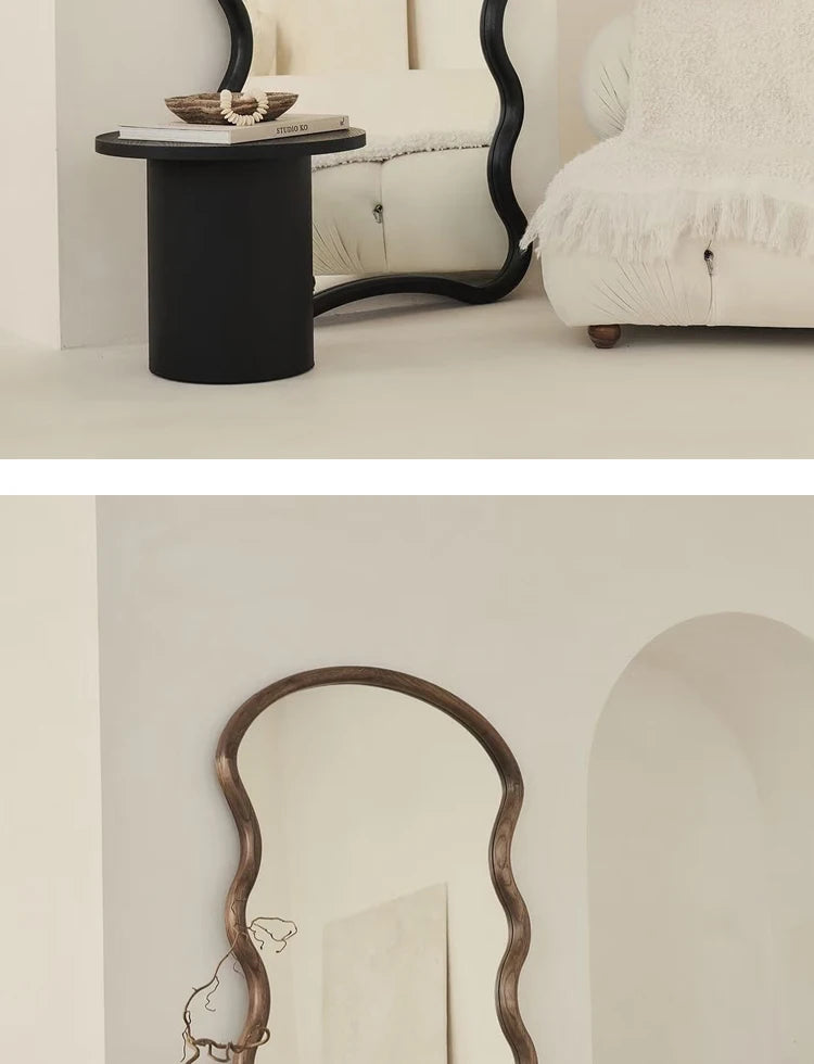 Irregular Funky Mirror Living Room Modern Full Body Standing Girls Bedroom Bathroom Luxury Mirror Men Espelhos Home Products