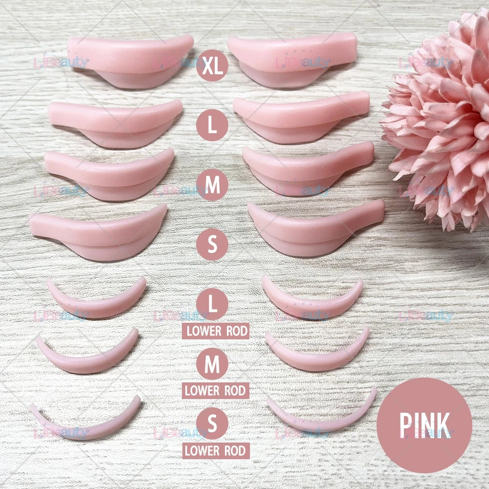 Libeauty 7 Paris Reusable Lash Lift Shield Pad Eeyelash Curling Iron Silicone Eyelashe Curler Accessories Applicator Makeup Tool