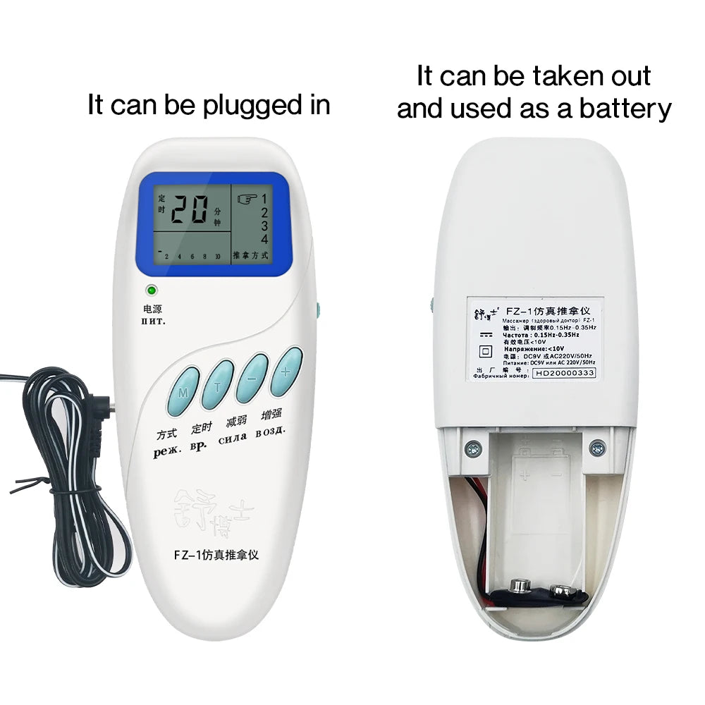 TENS Electric Muscle Stimulator Physiotherapy Frequency EMS Acupuncture Physiotherapy Body Massager Relaxation Pain Relief