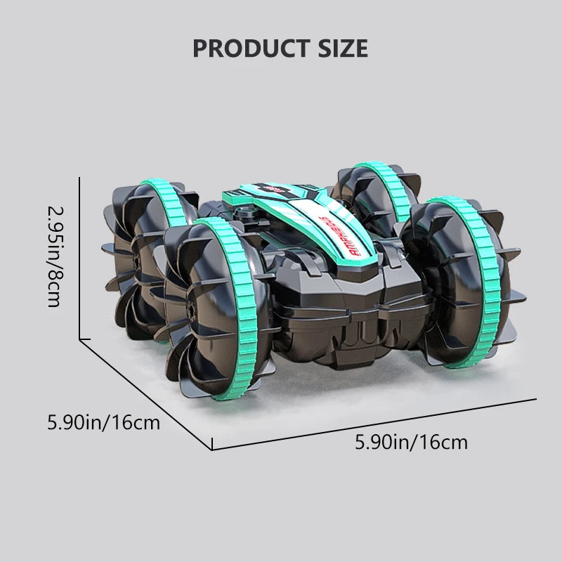 Amphibious Remote Control Car RC Stunt Car Vehicle Double-sided Flip Driving Drift Rc Cars Outdoor Toys for Boys Children's Gift