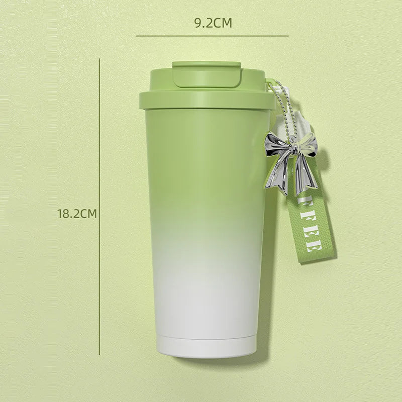 316 Stainless Steel Ceramic Inner Insulated Cup Sturdy And Durable Leak Proof And Portable With Insulation And Cold Protection
