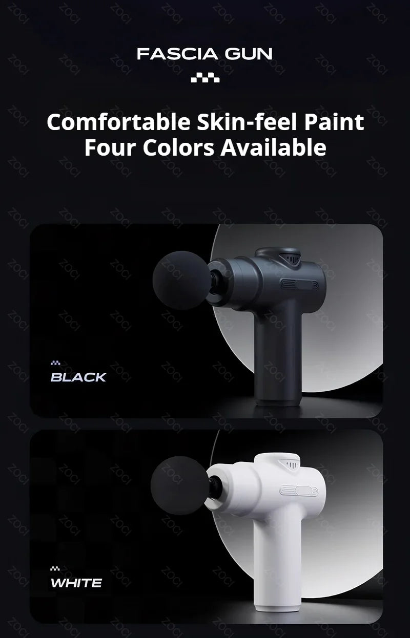 Mini 99 Levels Fascia Gun Handheld Portable Massage Gun Vibration Digital Display Muscle Massager Deep Tissue Massager for Body