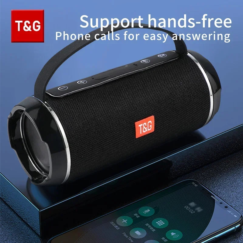 T&G TG116C Bluetooth Speakers Wireless Powerful Portable Speakers Box Outdoor Speaker Subwoofer Music Center Boom Box With Radio