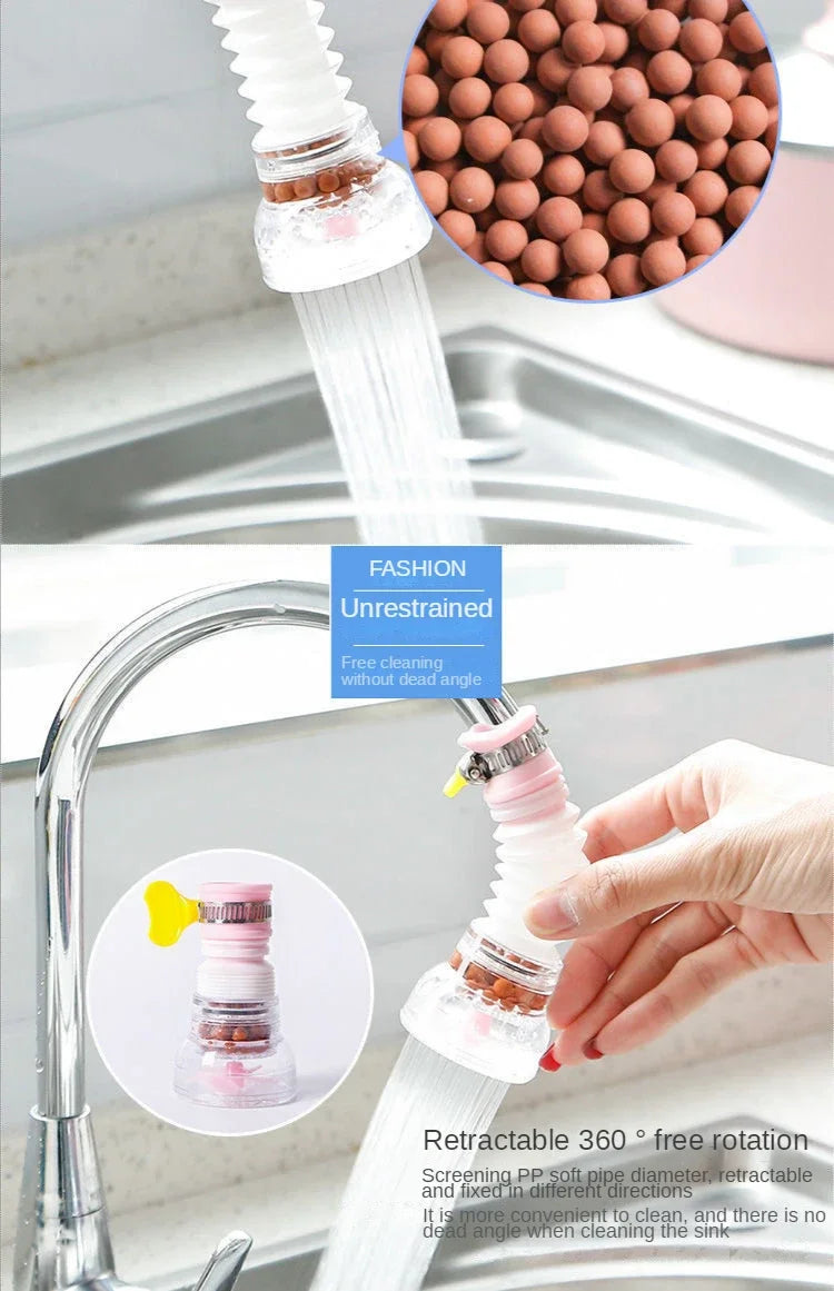 Universal 360 Degree Kitchen Faucet Bubbler Adjustable Water Saving Filter Diffuser Shower Kitchen Sink Faucet Nozzle Connector
