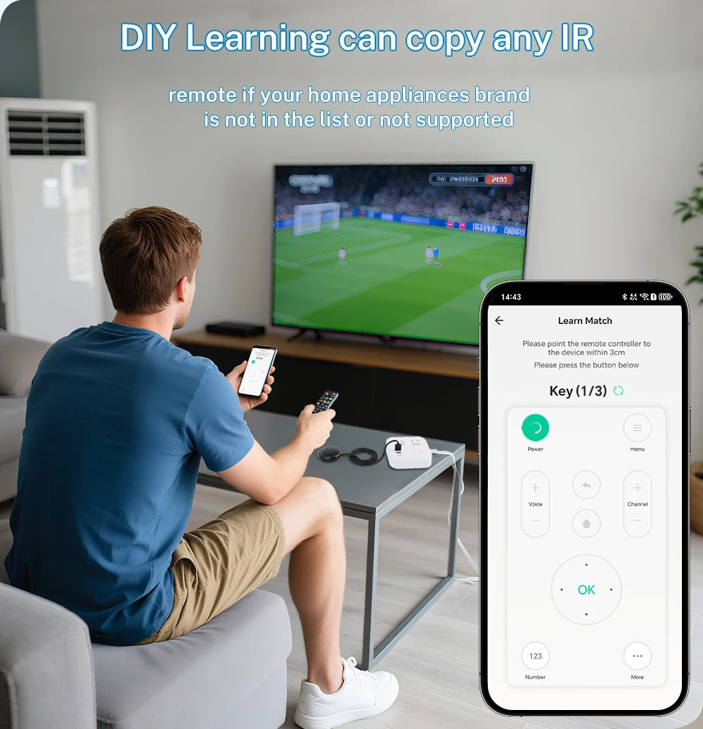 Tuya WiFi IR Remote For Smart Home Automation Remote Control Universal Infrared Device Work with Alexa Google Home Smart Life