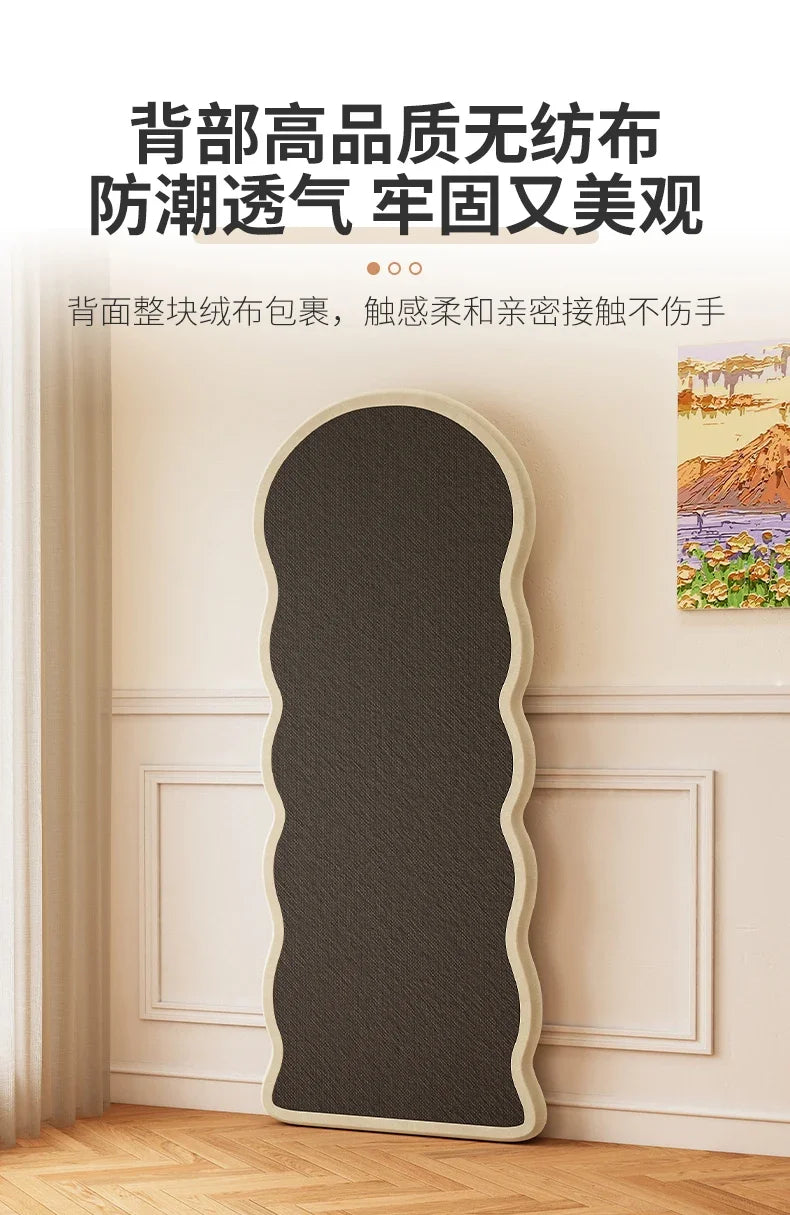 Art Modern Mirror Shower Traffic Art White Floor Korean Style Mirror Full Body Mirror Items Magnifying Espelhos Home Decorations