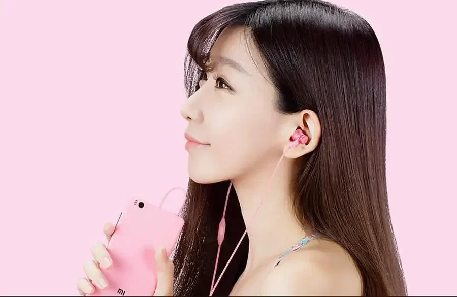 Original Xiaomi in-ear Sport Headphone with Mic Headset for Phone Xiaomi Samsung Huawei-Piston 3 Earphone Bass Wired 3.5MM