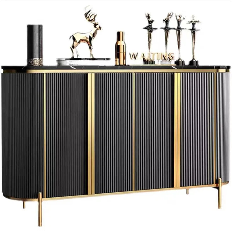 Light luxury door cabinet Modern simple living room partition decorative cabinet American shoe cabinet Italian entry marble dini