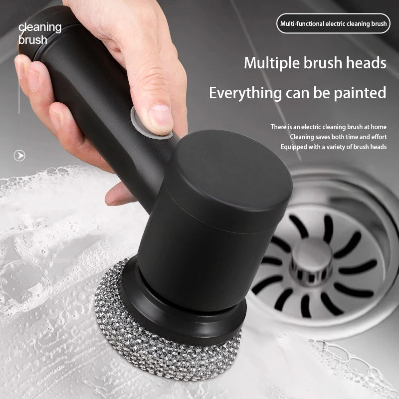 Xiaomi Electric Cleaning Brush Wireless Black High-power Multifunctional Bathroom Waterproof Portable Cleaning Brush Household