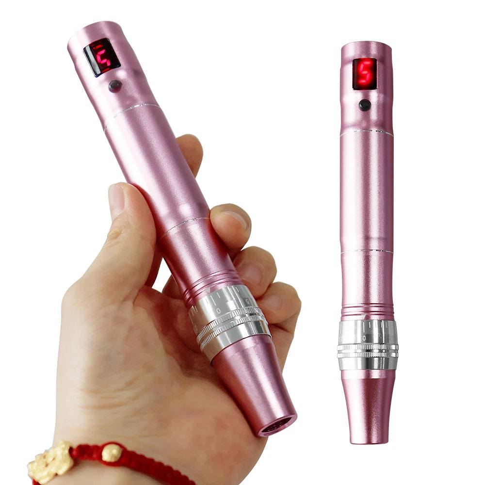 Electric Dr.imp Pen Wireless Dermapen Beuty Care Machine Mute Derma Pen Needle Cartridge Microneedling Tips Nano Micro Needles