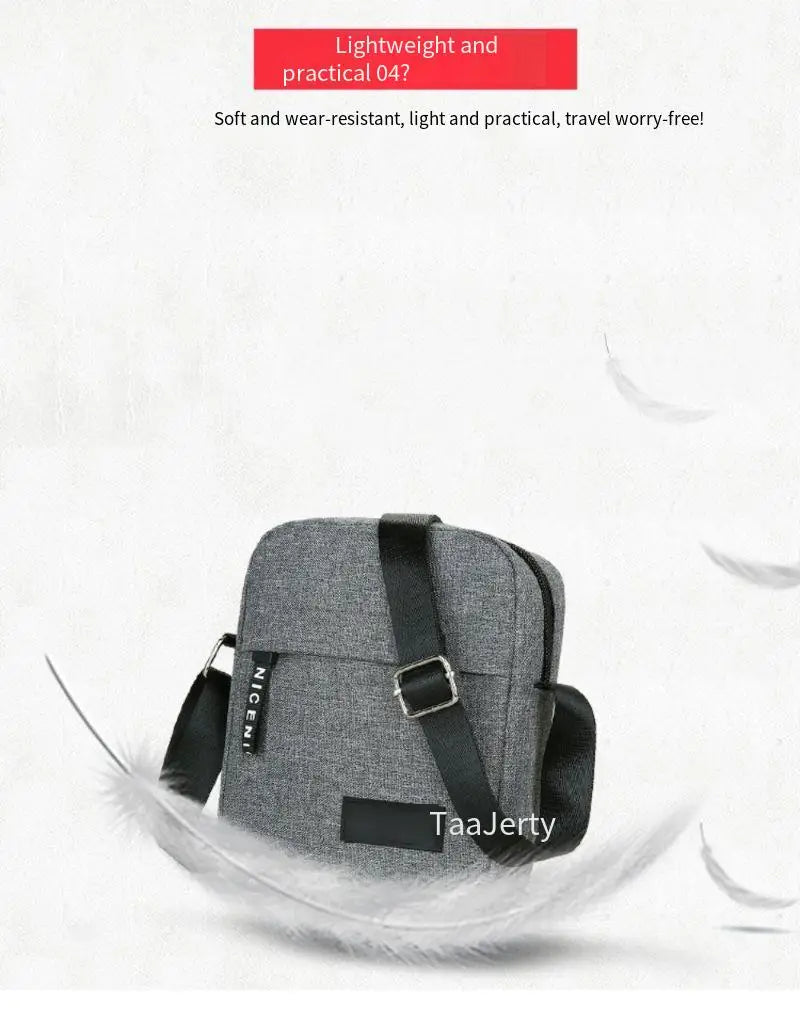 New men's crossbody bag, small crossbody bag, crossbody backpack, casual wallet, multi-functional business bag