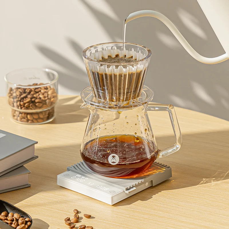 TIMEMORE Black Mirror MINI 0.1g Precision Pocket Coffee Scale  LCD Display Espresso Scale For Kitchen Cooking Food Jewelry