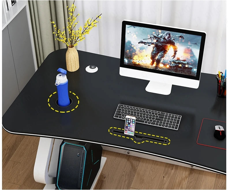 Office Work Desk desktop Computer Gamer Desk Bedroom Room Desks Simple Modern Bedroom Students Learn to Write and Store Desk