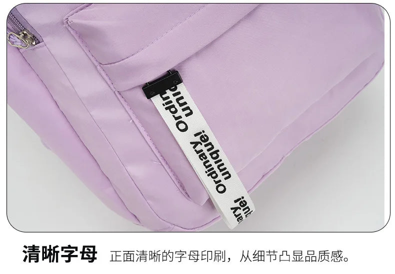 Cute Capibara Kids Backpack with Pencil Case Capybara Kawaii Girls School Bag Stationery Pouch Children Letter A-Z Rucksack Gift