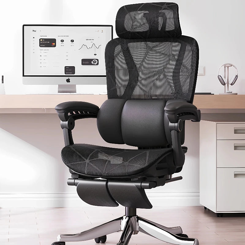 Luxury Office Chair High Back Computer Desk Chair Adjustable Height Swivel Rolling Chair Home Office Sillas Gaming Furniture
