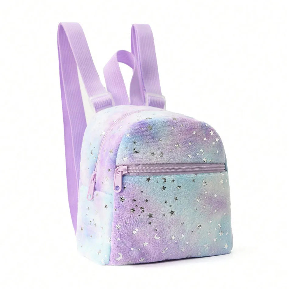 Girls Rainbow Unicorn Mini Backpack Children Kids Multicolored PU School Bag with Style and Durability for Little Fashionistas