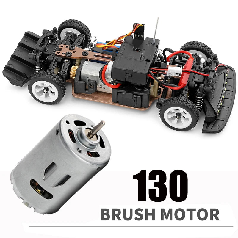 Wltoys K989 K969 284131 Upgrade LCD Version 4WD 1/28 RC High Speed Racing Mosquito 2.4GHz Off-Road RTR Rally Drift Car