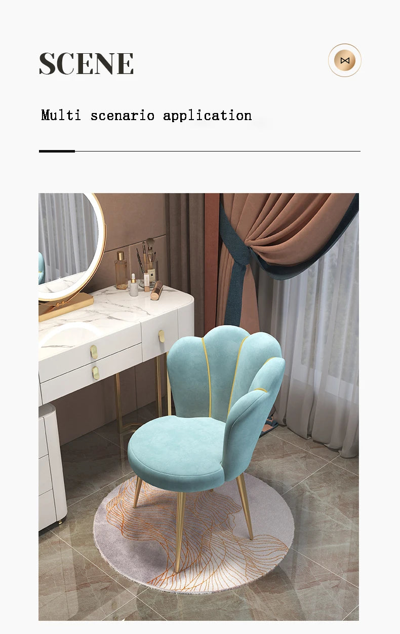 Nordic Furniture, Living Room Chair, Bedroom Makeup Stool, Modern Leisure Seat, Creative Armchair, Home Dining Chairs,Customized