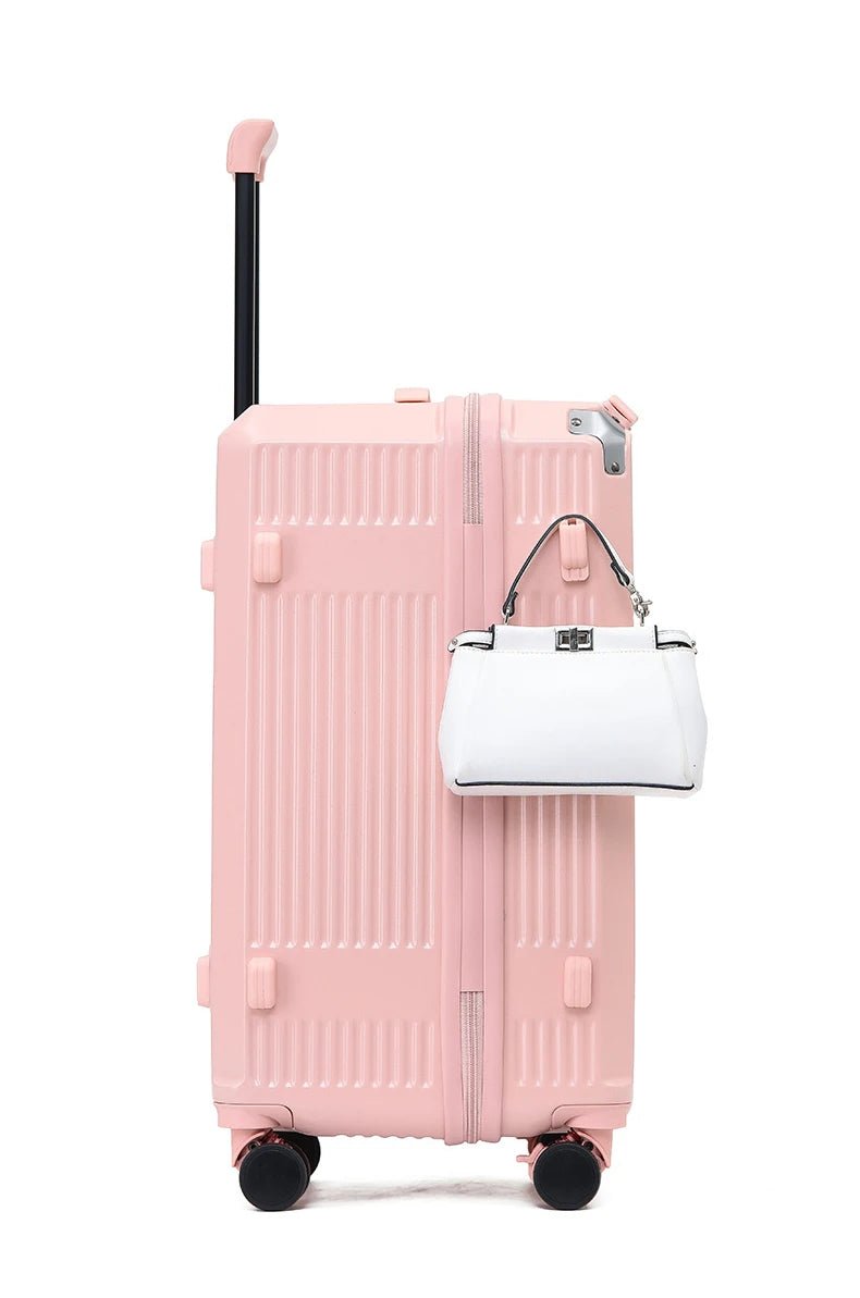 Japanese travel suitcase universal wheel password thickened trolley luggage 22/26/30 inch high value luggage for men and women