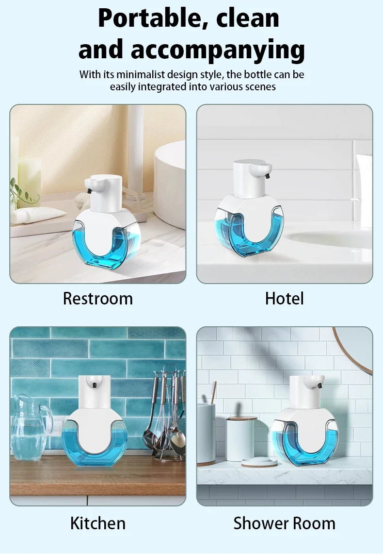Smart Foam Soap Dispenser USB Charging Touchless Hand Washer Automatic Induction Sensor 8000mAh Foam Hand Washer For Home