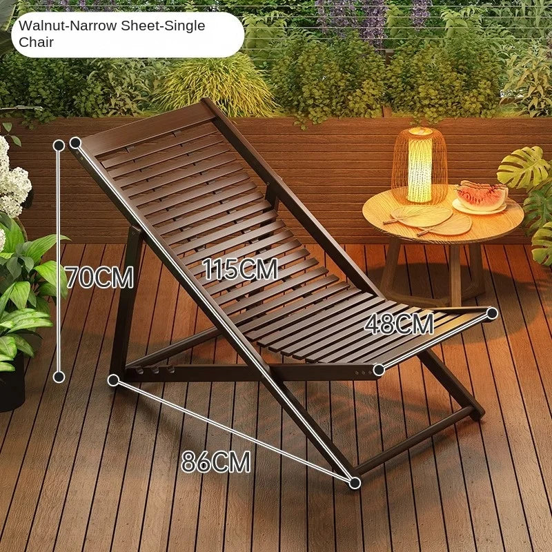 X&D Four Level Adjustable Bamboo Lounge Chair Foldable Chair For Home Use Can Sit Or Lie Down Summer Sleeping Chair Office Chair