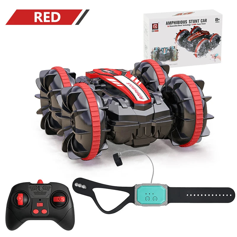 Amphibious Remote Control Car RC Stunt Car Vehicle Double-sided Flip Driving Drift Rc Cars Outdoor Toys for Boys Children's Gift