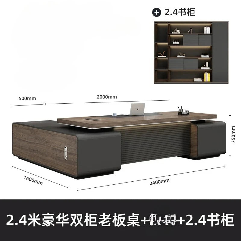 L Shaped Room Desks Computer Commercial Designer Cabinet Table Decoration Chairs Fancy Storage Beistelltisch Furniture