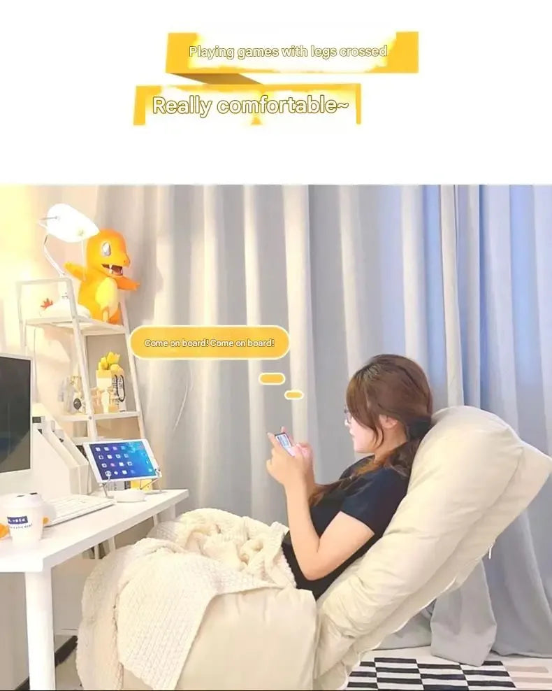 Salon Lazy Office Chair Modern Ergonomic Luxury Executive Office Chair Relaxing Reading Wheels Mobilya Lounge Suite Furniture