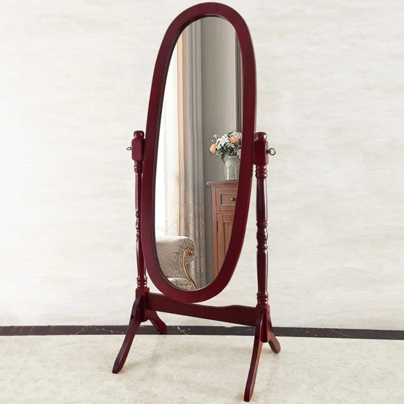 Standing Bed Room Mirrors Full Body Floor Nordic Design Long Mirrors Full Body Long Princess Espejos Decorativos Room Decoration