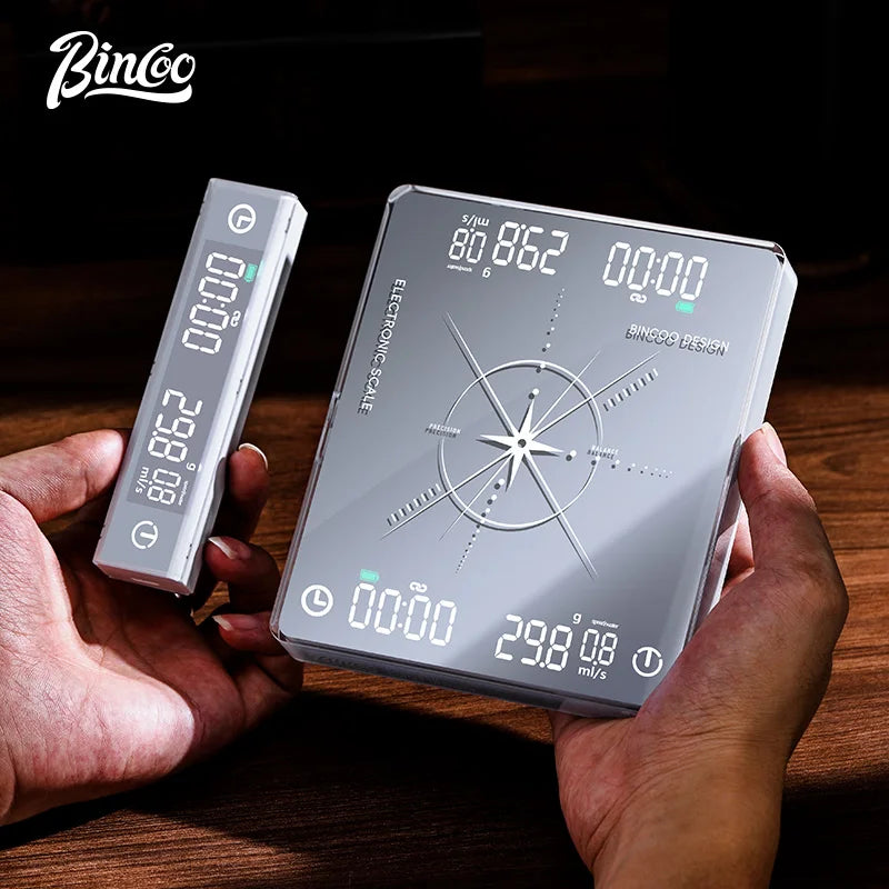 Bincoo Bluetooth Coffee Scale Precision Kitchen MINI Smart Digital Scale Small Electronic Scale Portable Barista Accessories