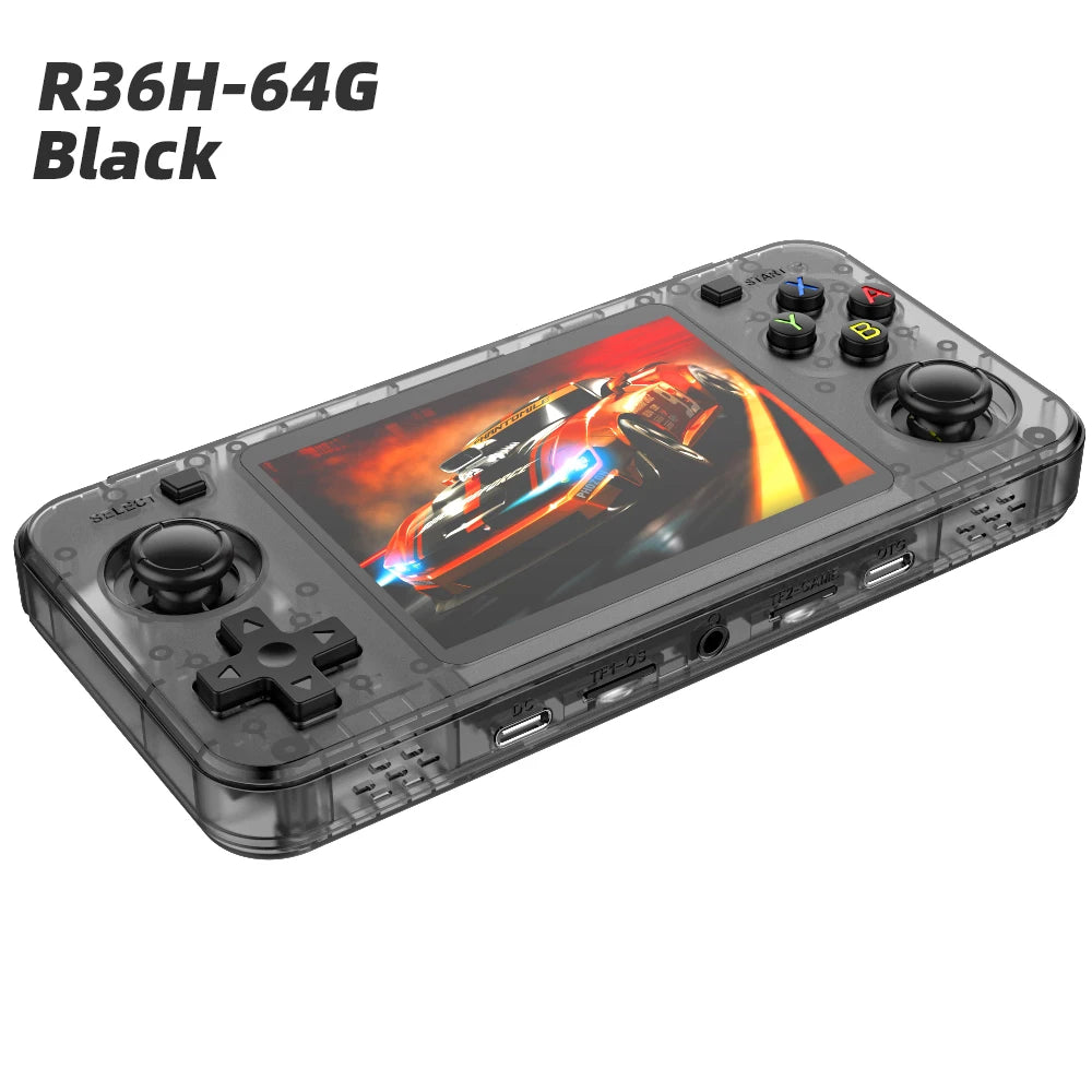 R36H open-source retro handheld game console cross-border Linux system 3.5-inch IPS full fit high-definition screen