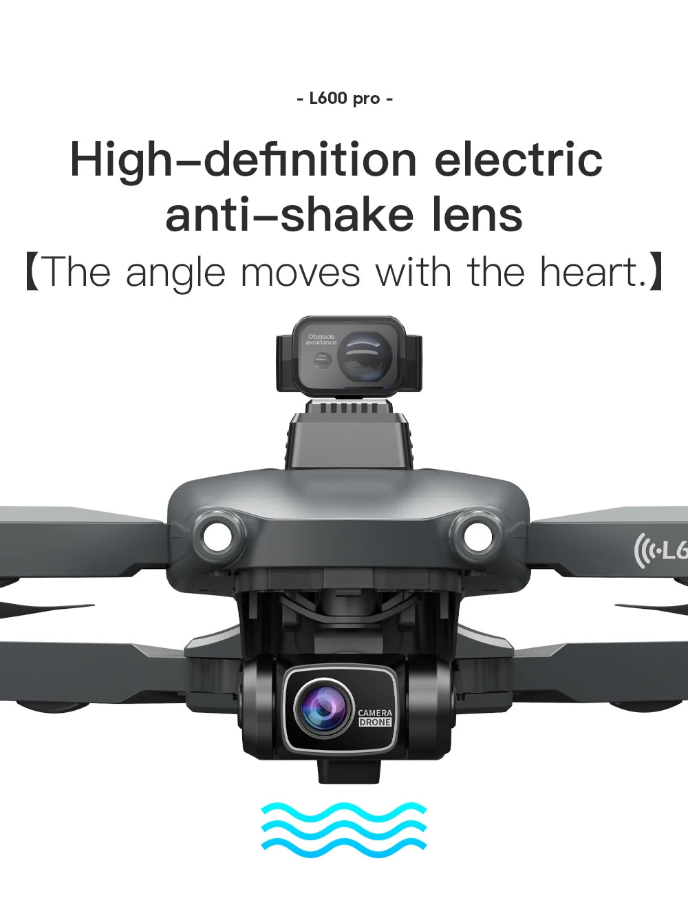 L600 PRO GPS Drone Professional 4K HD Dual Camera 360° Obstacle Avoidance Brushless Motor 5G WIFI FPV RC Quadcopter Toys Dron