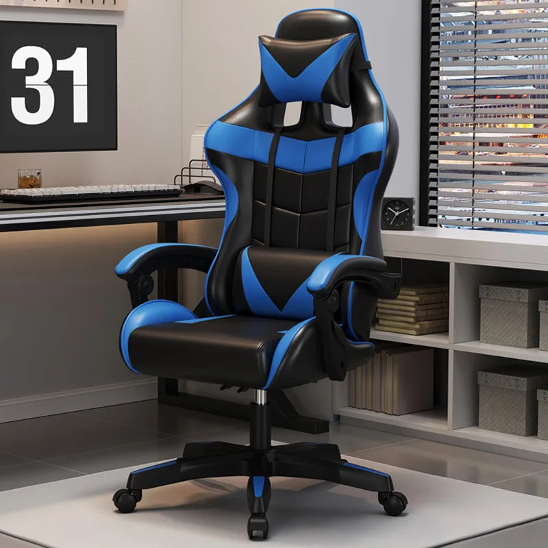 E-sports Chair for Home And Internet Cafe Swivel Computer Chair with Elasticity for Office Live Streaming Cross-border