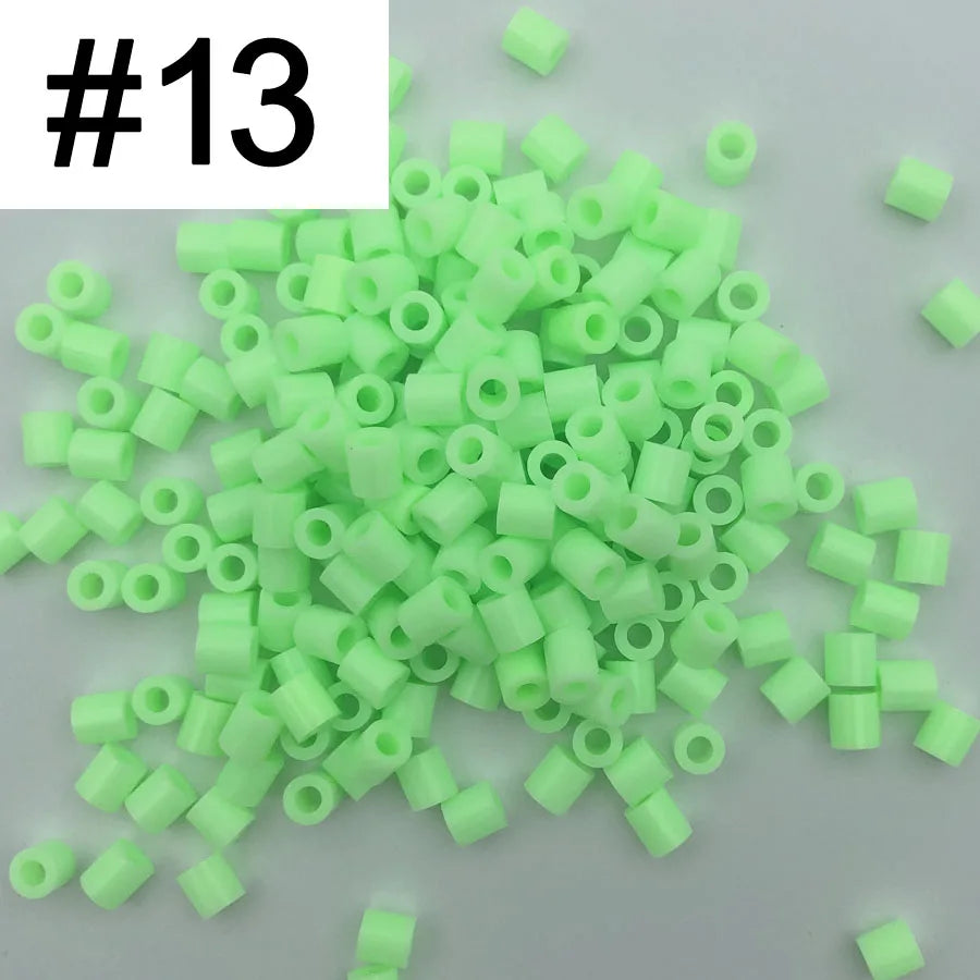 5mm 1000PCS  Black white gray blue green purple Hama Beads for Kids Iron Fuse Beads diy Puzzles Pixel Art Gift Children Toy