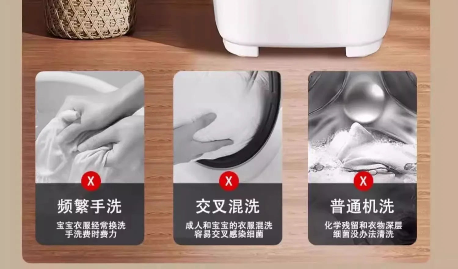 Large capacity washing machine mini small semi-automatic household washing and dehydrating machine dormitory socks washing