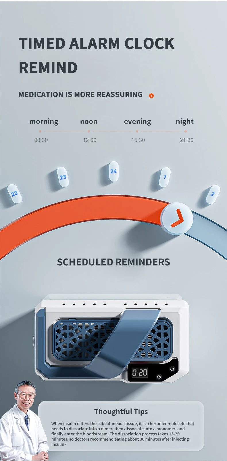 7800mAh High Quality Rechargeable Insulin Cooler Mini Fridge Portable Medical Refrigerator 5-8°C with Crossbody Bag for Travel