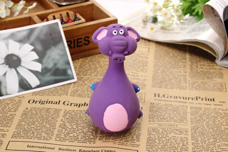 Dog Voice Toy Cartoon Shape Teddy Fadou Teeth Grinding Cleaning Plaything Rubber Anti Bite Training Pets Dogs Toys Pet Supplies